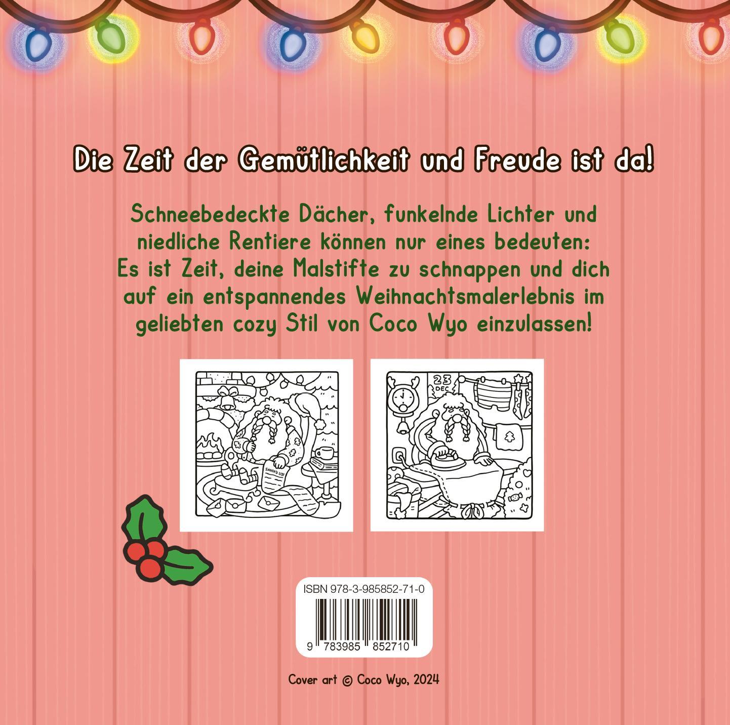 Rückseite: 9783985852710 | Cozy Christmas | Coco Wyo | Taschenbuch | 96 S. | Deutsch | 2024