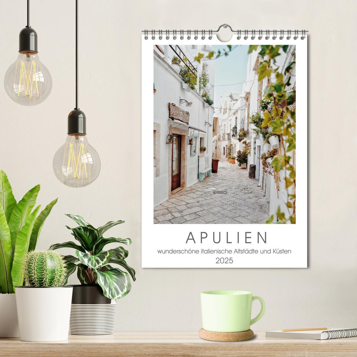 Bild: 9783435912490 | Apulien (Wandkalender 2025 DIN A4 hoch), CALVENDO Monatskalender