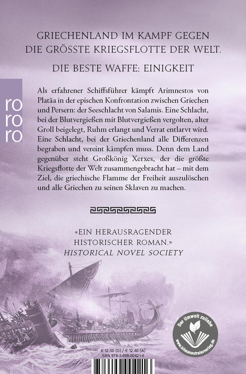 Rückseite: 9783499004216 | Der Lange Krieg: Sturm vor Salamis | Historischer Roman | Cameron