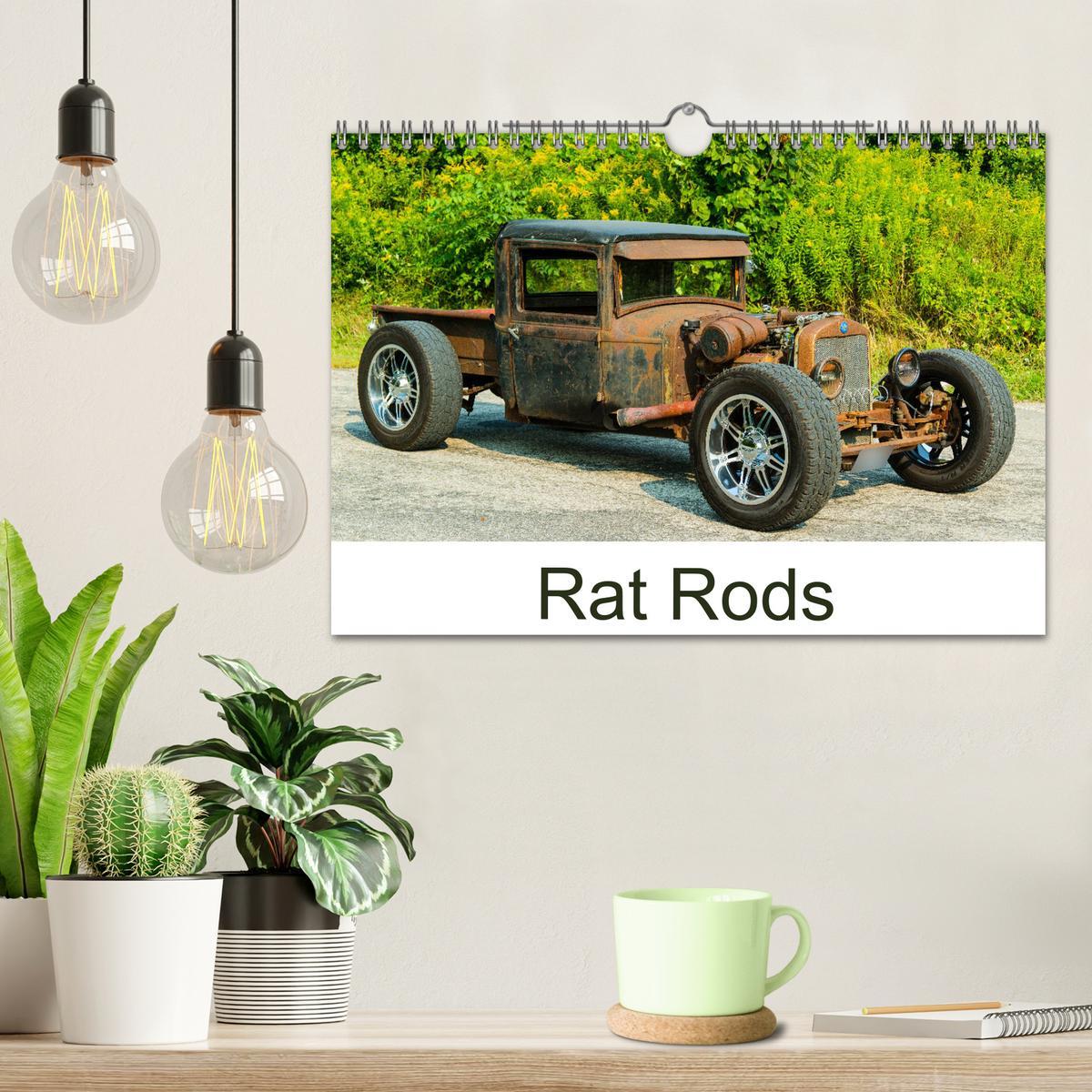 Bild: 9781325949168 | Rat Rods (Wall Calendar 2025 DIN A4 landscape), CALVENDO 12 Month...