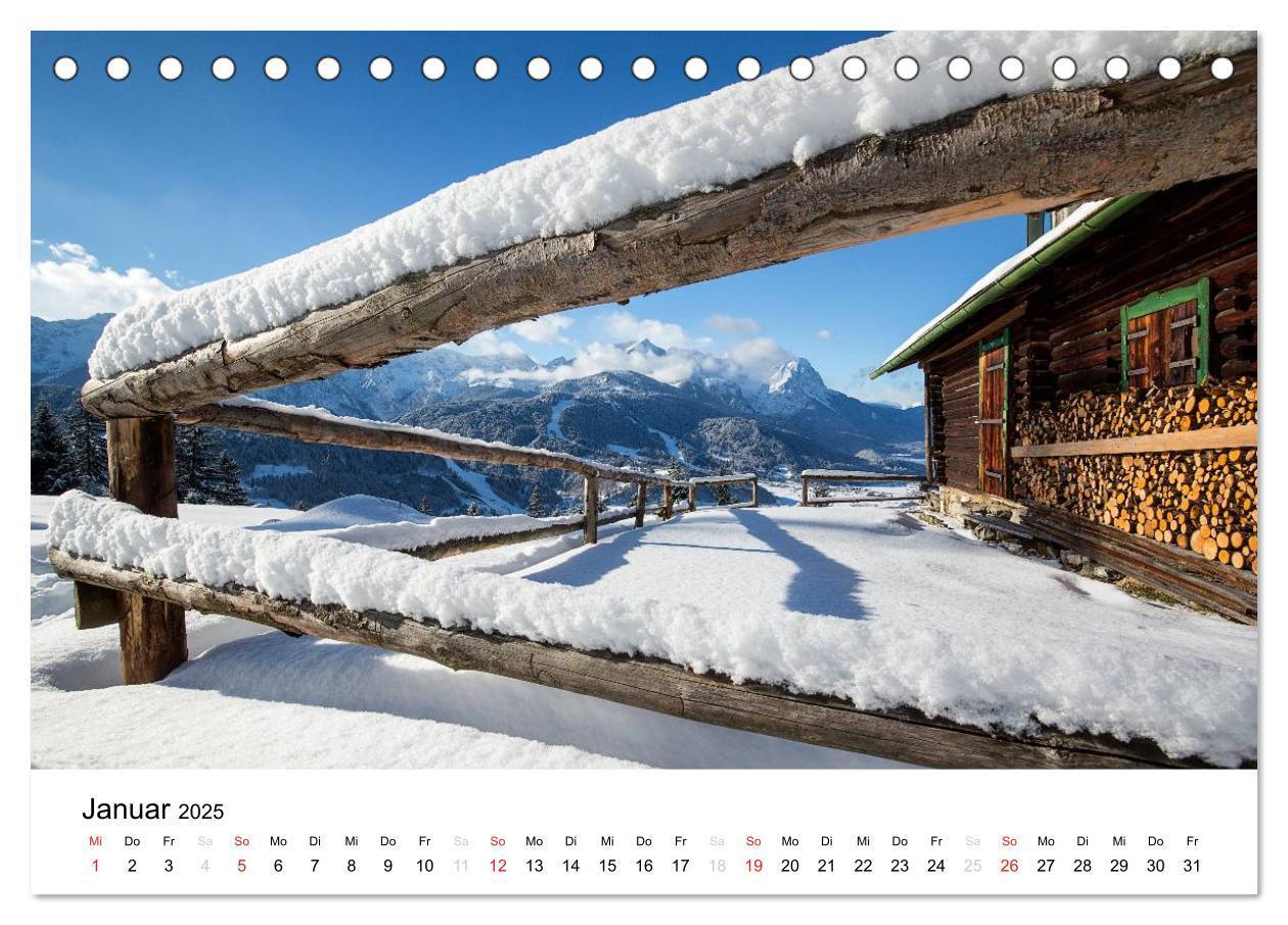 Bild: 9783435586165 | Zugspitz-Impressionen (Tischkalender 2025 DIN A5 quer), CALVENDO...