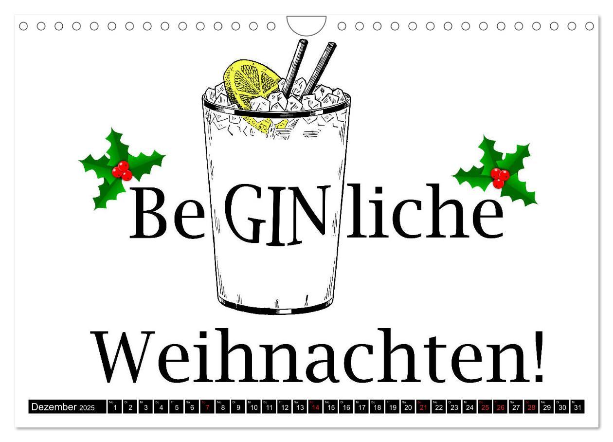 Bild: 9783435291021 | Gin &amp; Tonic Die Besten Sprüche und Wortspiele (Wandkalender 2025...