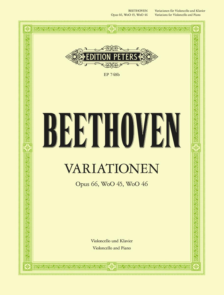 Cover: 9790014004903 | Complete Variations for Violoncello and Piano | Ludwig van Beethoven