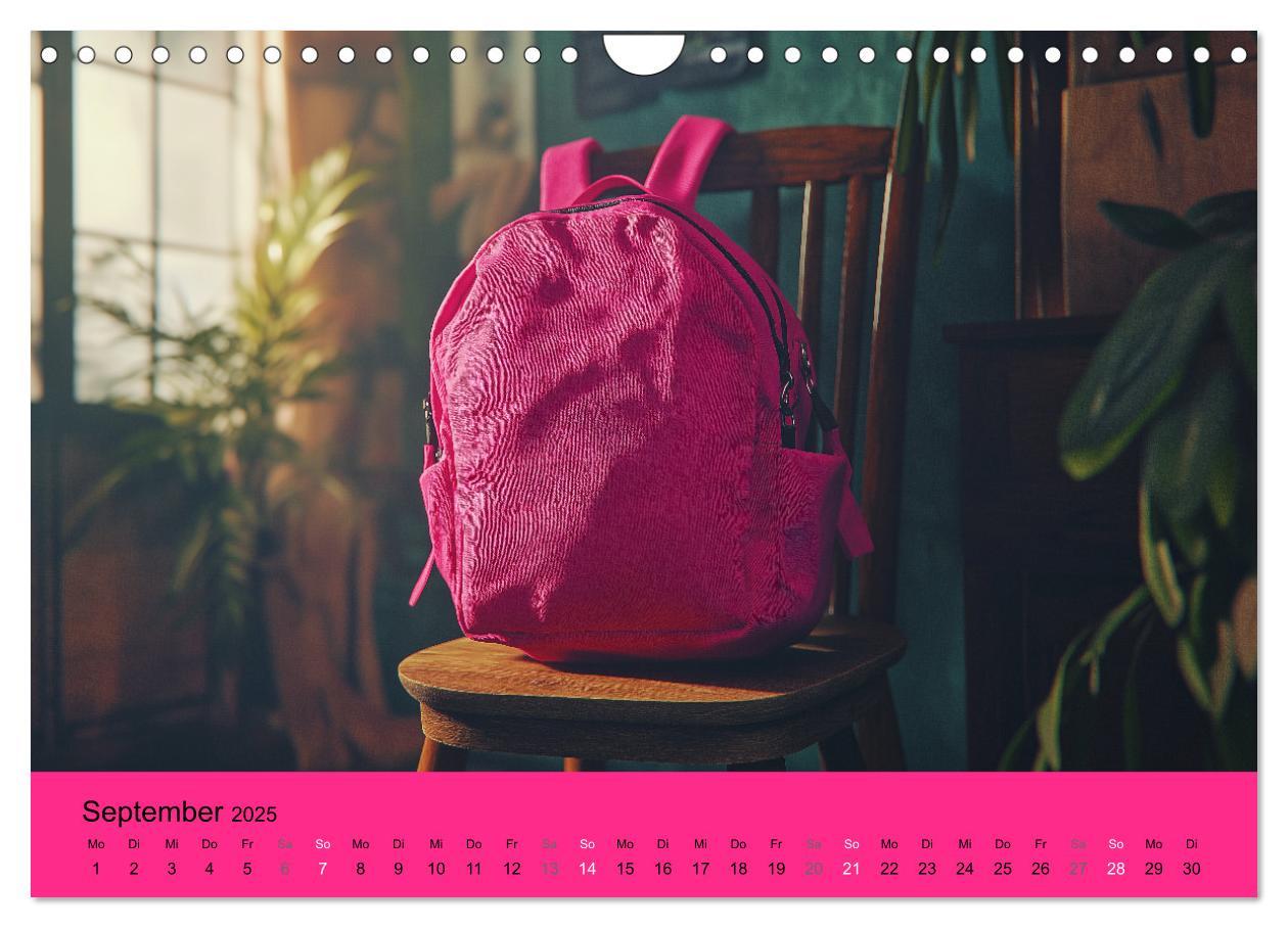 Bild: 9783457203873 | Kalender in PINK (Wandkalender 2025 DIN A4 quer), CALVENDO...