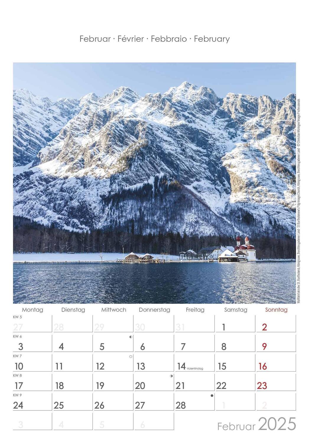 Bild: 4251732341190 | Bayern 2025 - Bild-Kalender 23,7x34 cm - Regional-Kalender -...