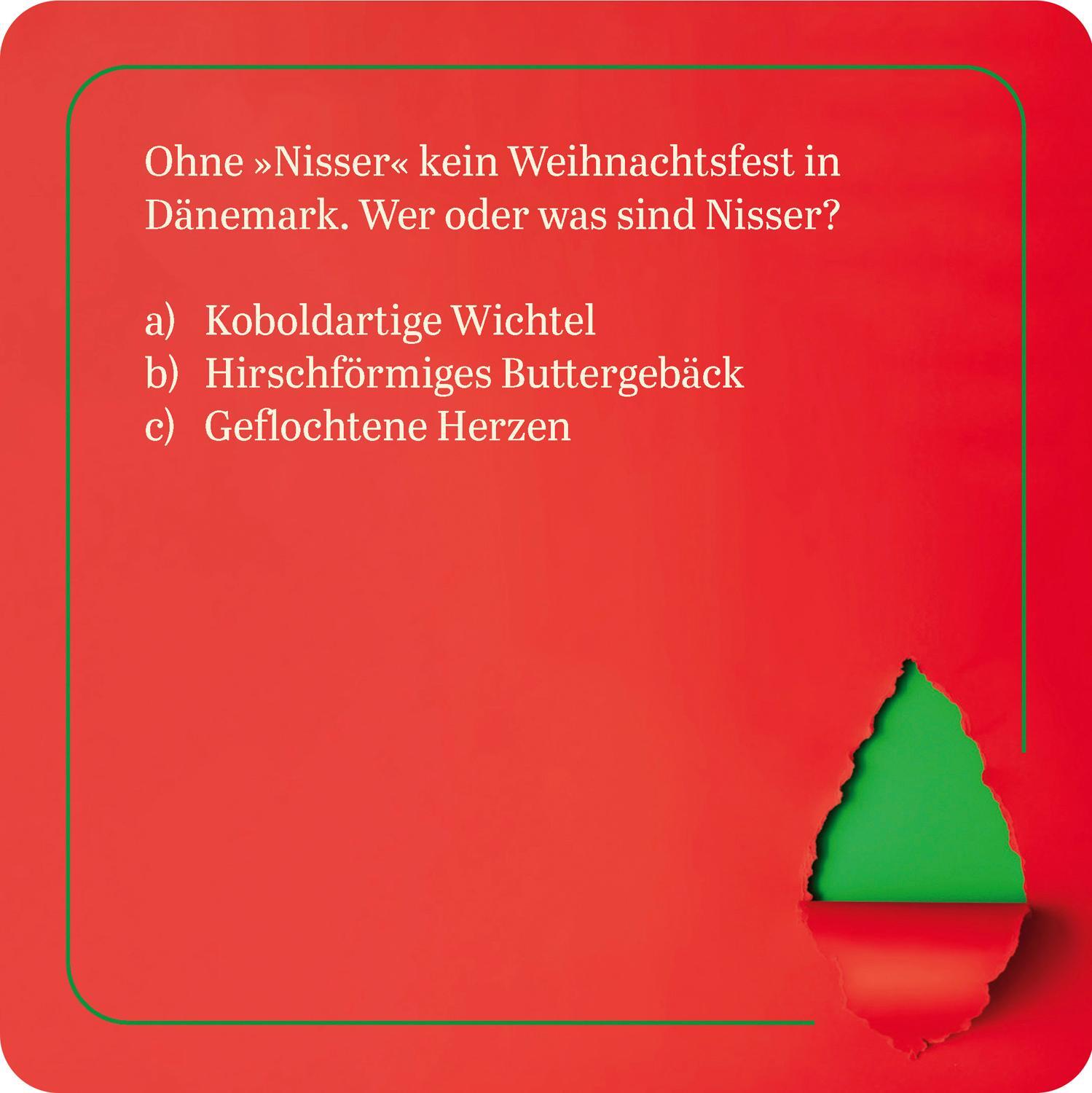 Bild: 9783747205556 | Das Weihnachts-Quiz | Box mit 66 Spielkarten und Anleitung | Büttner