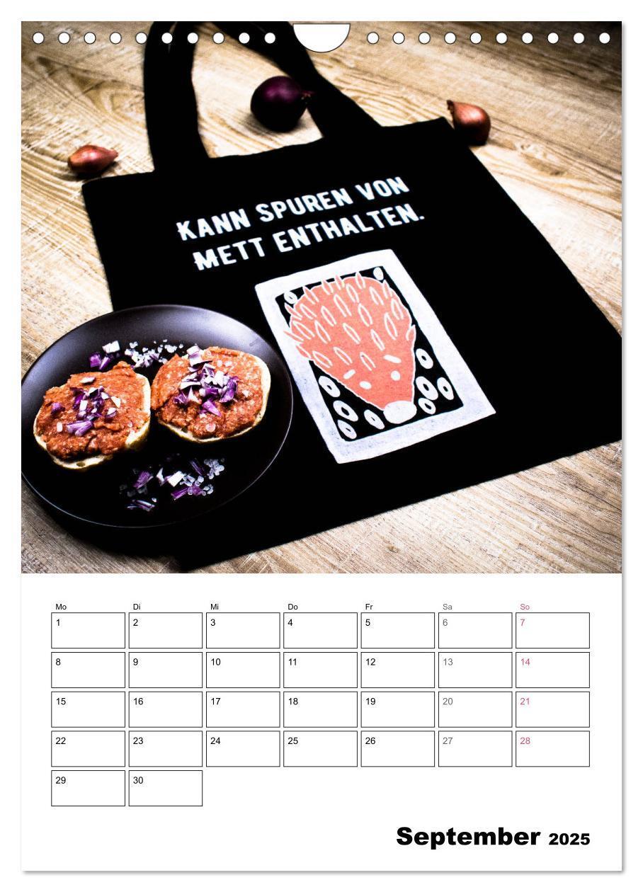 Bild: 9783435964383 | Mettkalender - Spread Some Mett. (Wandkalender 2025 DIN A4 hoch),...