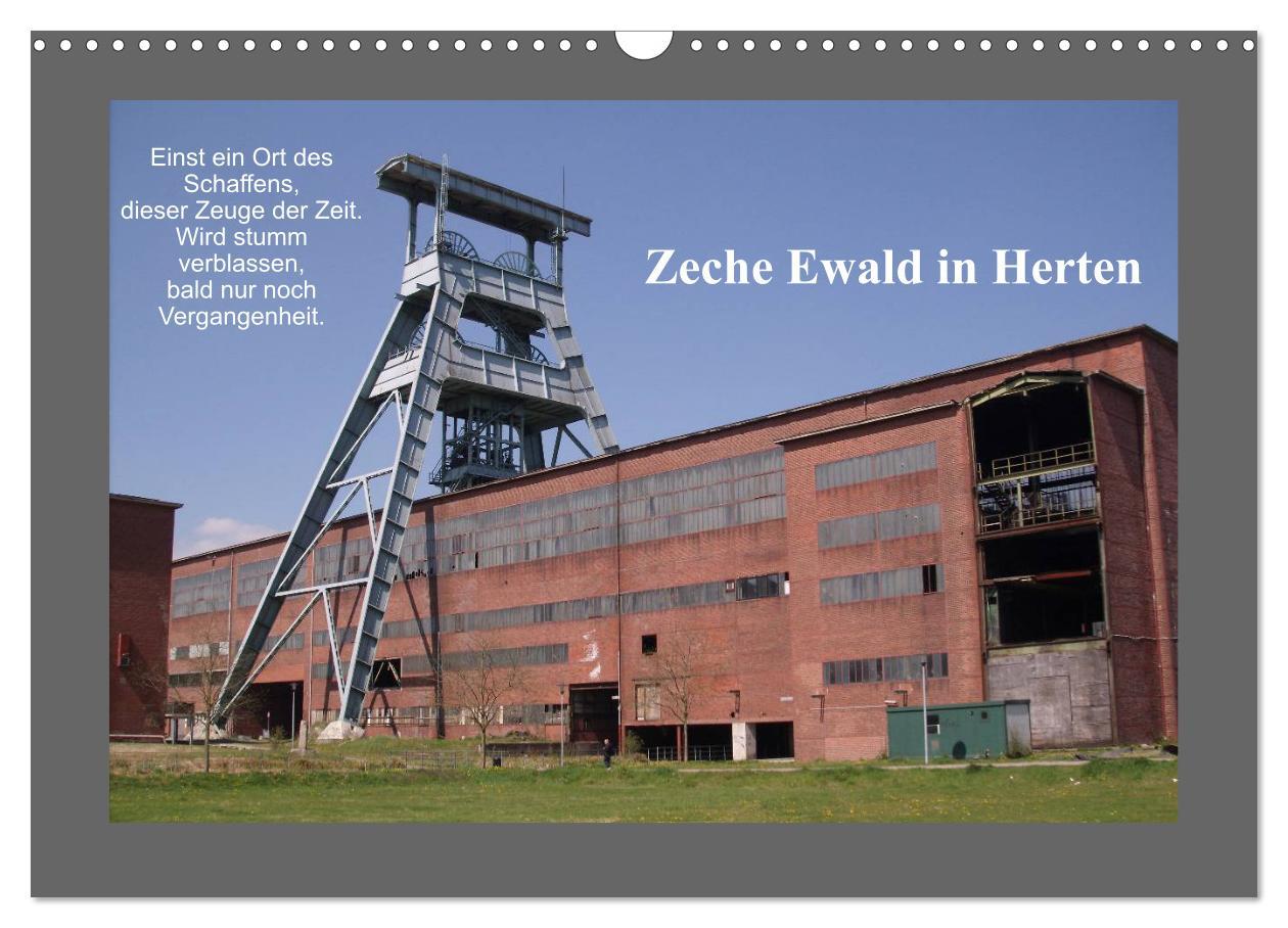 Cover: 9783435811502 | Zeche Ewald in Herten (Wandkalender 2025 DIN A3 quer), CALVENDO...