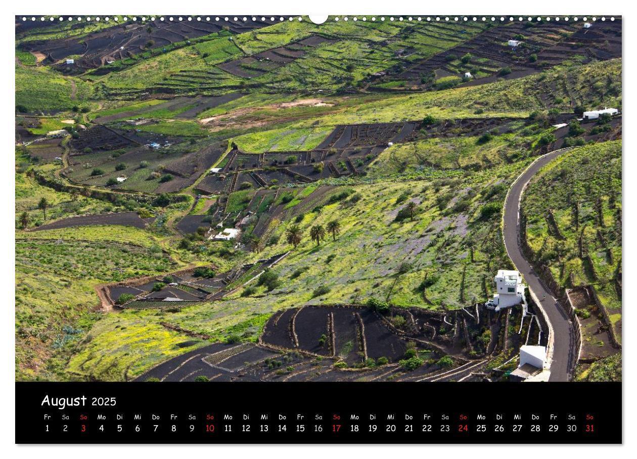 Bild: 9783435799916 | Lanzarote (Wandkalender 2025 DIN A2 quer), CALVENDO Monatskalender