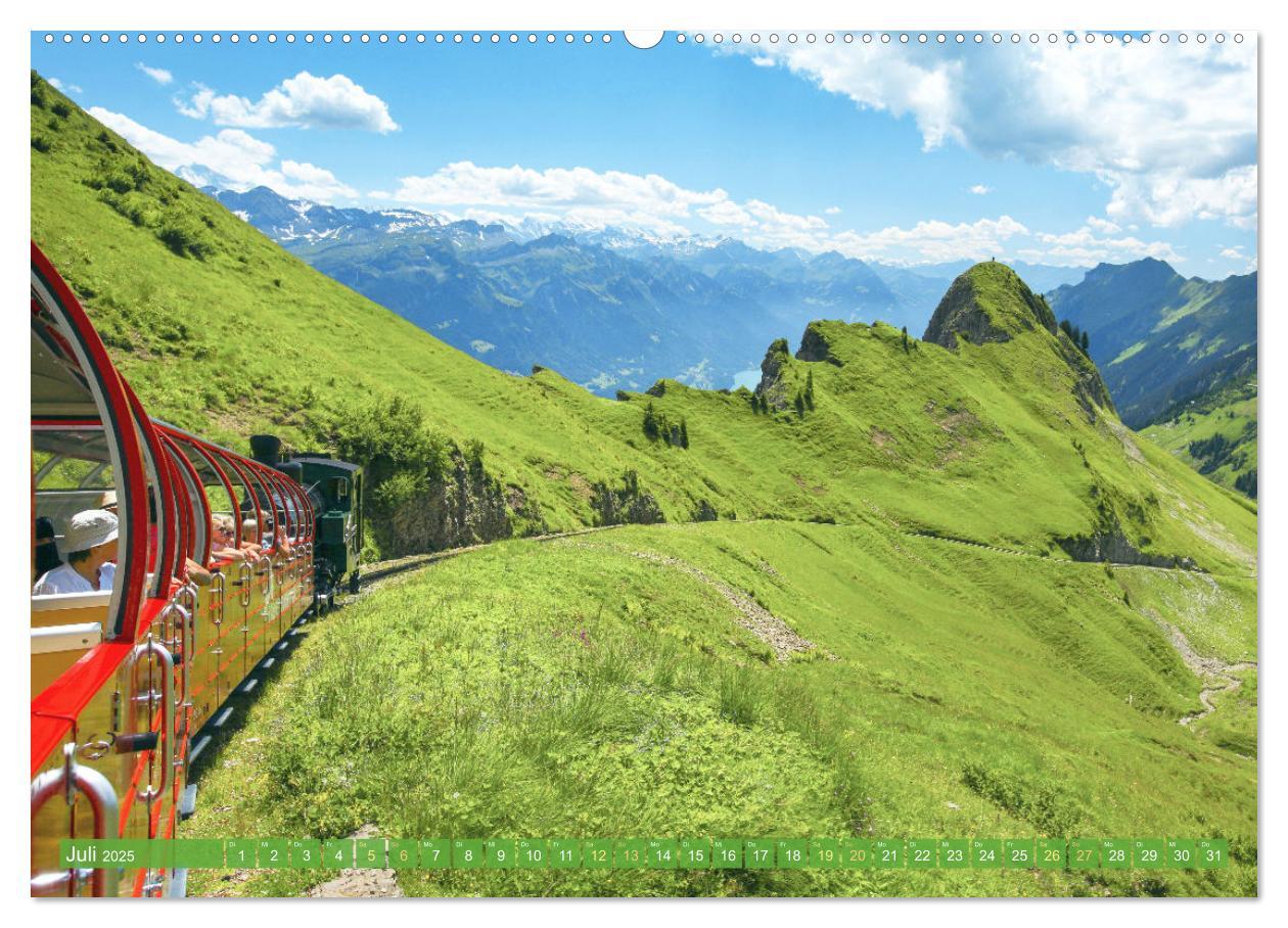 Bild: 9783457140505 | Im Zug durch Schweizer Berge (hochwertiger Premium Wandkalender...