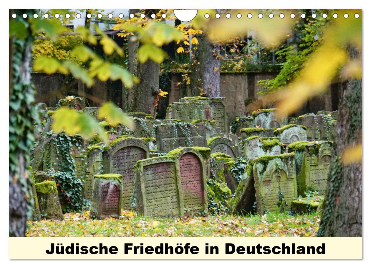 Cover: 9783383995019 | Jüdische Friedhöfe in Deutschland (Wandkalender 2025 DIN A4 quer),...