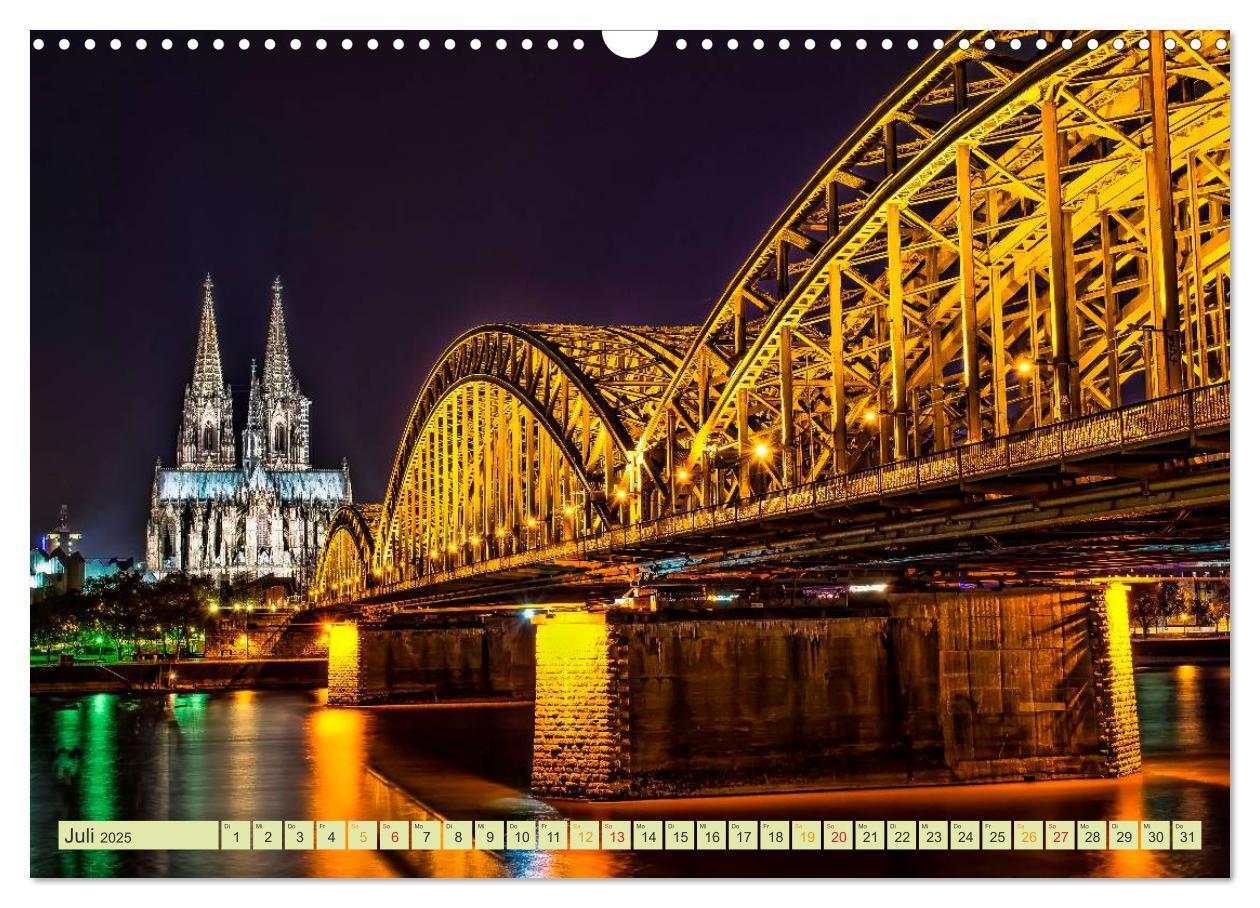 Bild: 9783435585960 | Städte der Welt - Skylines in der Nacht (Wandkalender 2025 DIN A3...