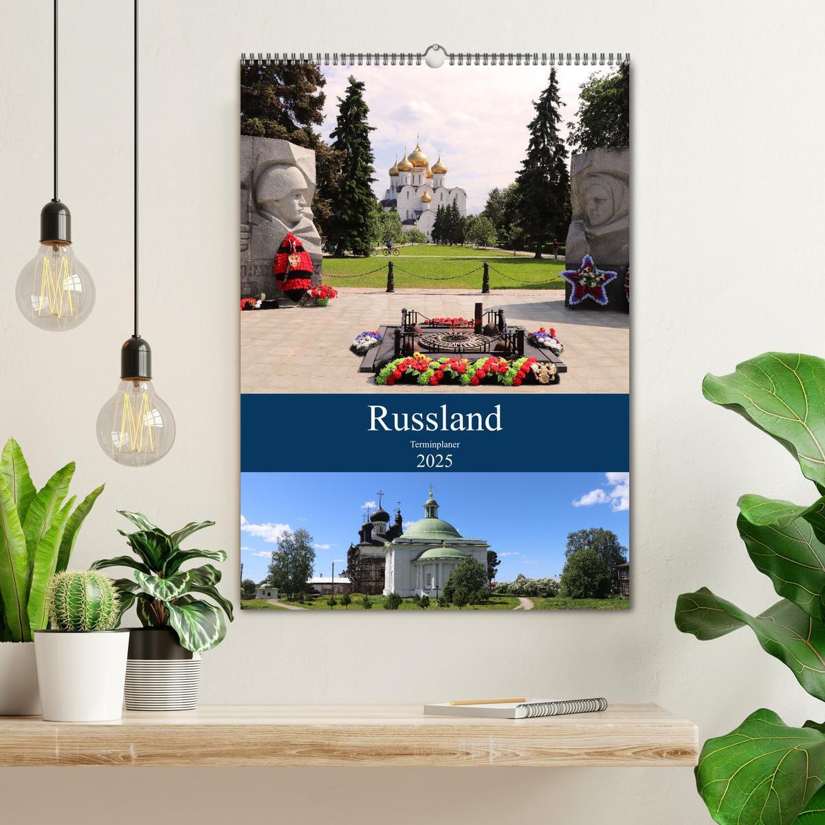 Bild: 9783435908691 | Russland - Terminplaner (Wandkalender 2025 DIN A2 hoch), CALVENDO...