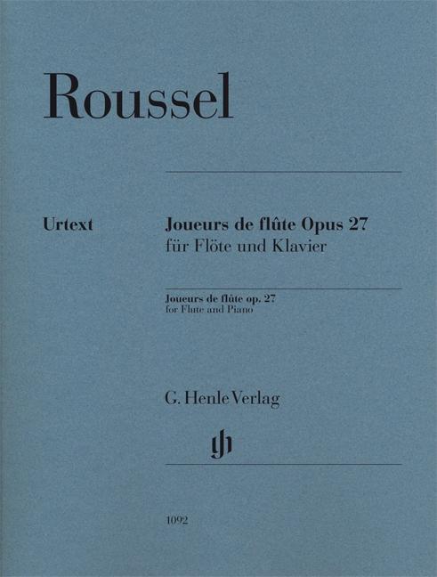 Cover: 9790201810928 | Roussel, A: Joueurs de flûte op. 27 für Flöte und Klavier | Roussel