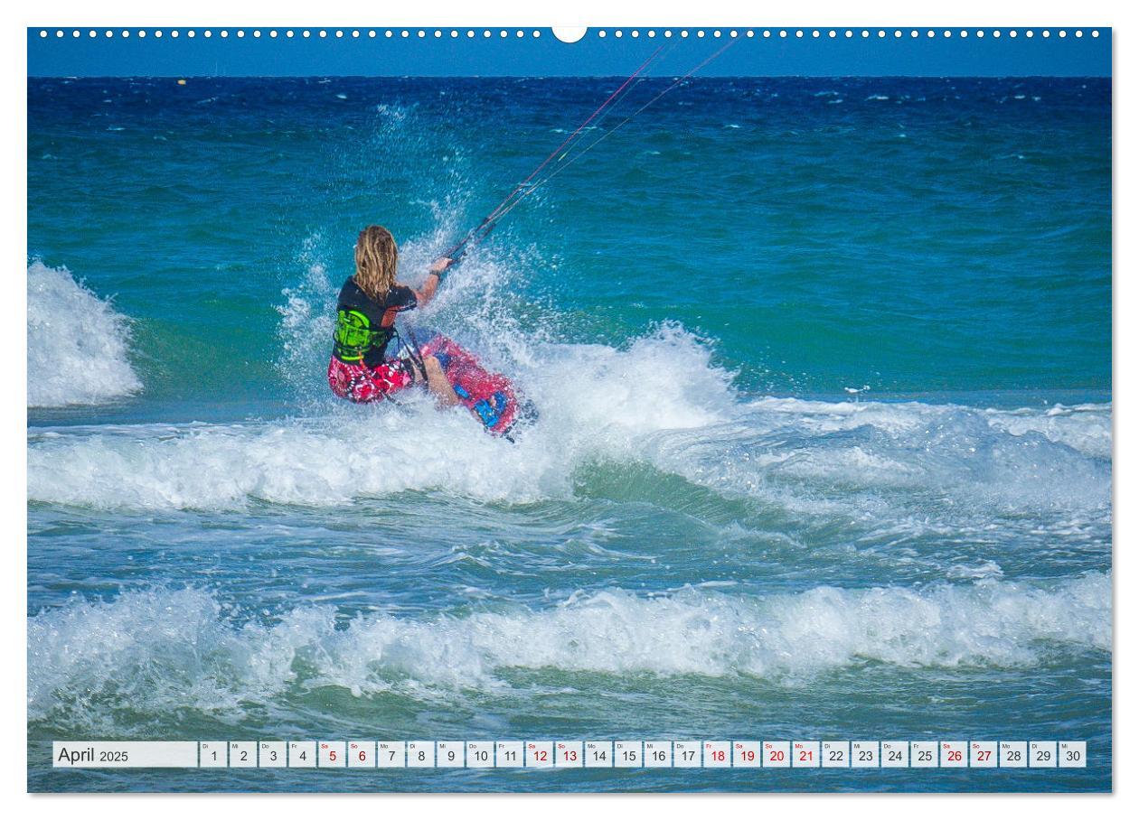 Bild: 9783435100187 | Faszination Kitesurfen (Wandkalender 2025 DIN A2 quer), CALVENDO...