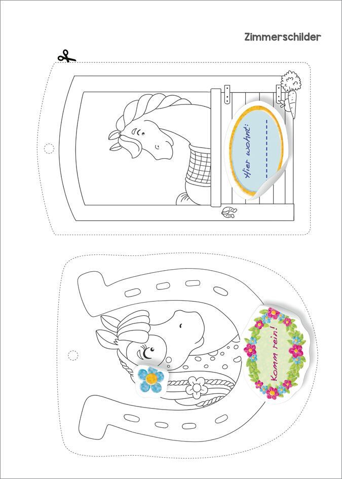 Bild: 9783788645687 | Glitzer-Sticker Bastelspaß. Pferde | Nadja Schwendemann | Broschüre