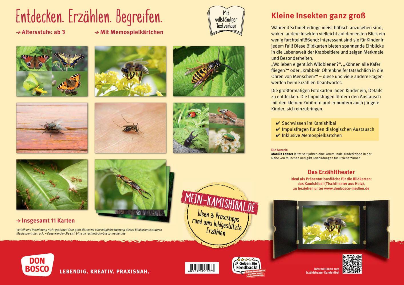 Bild: 4260179517273 | Ameise, Biene und Schmetterling. Unsere Insekten. Kamishibai...