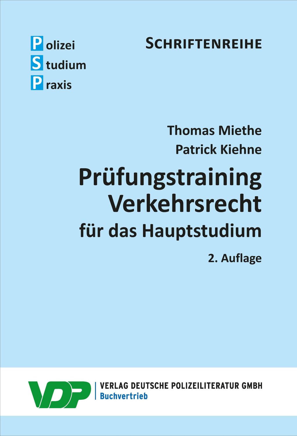 Cover: 9783801109547 | Prüfungstraining Verkehrsrecht für das Hauptstudium | Miethe (u. a.)