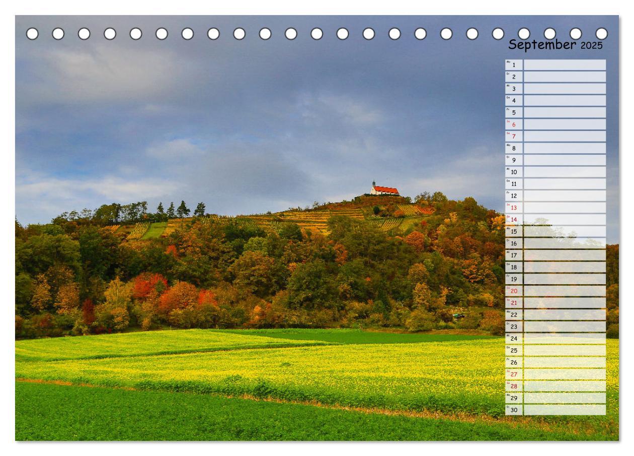 Bild: 9783435248612 | Rund um die Wurmlinger Kapelle (Tischkalender 2025 DIN A5 quer),...