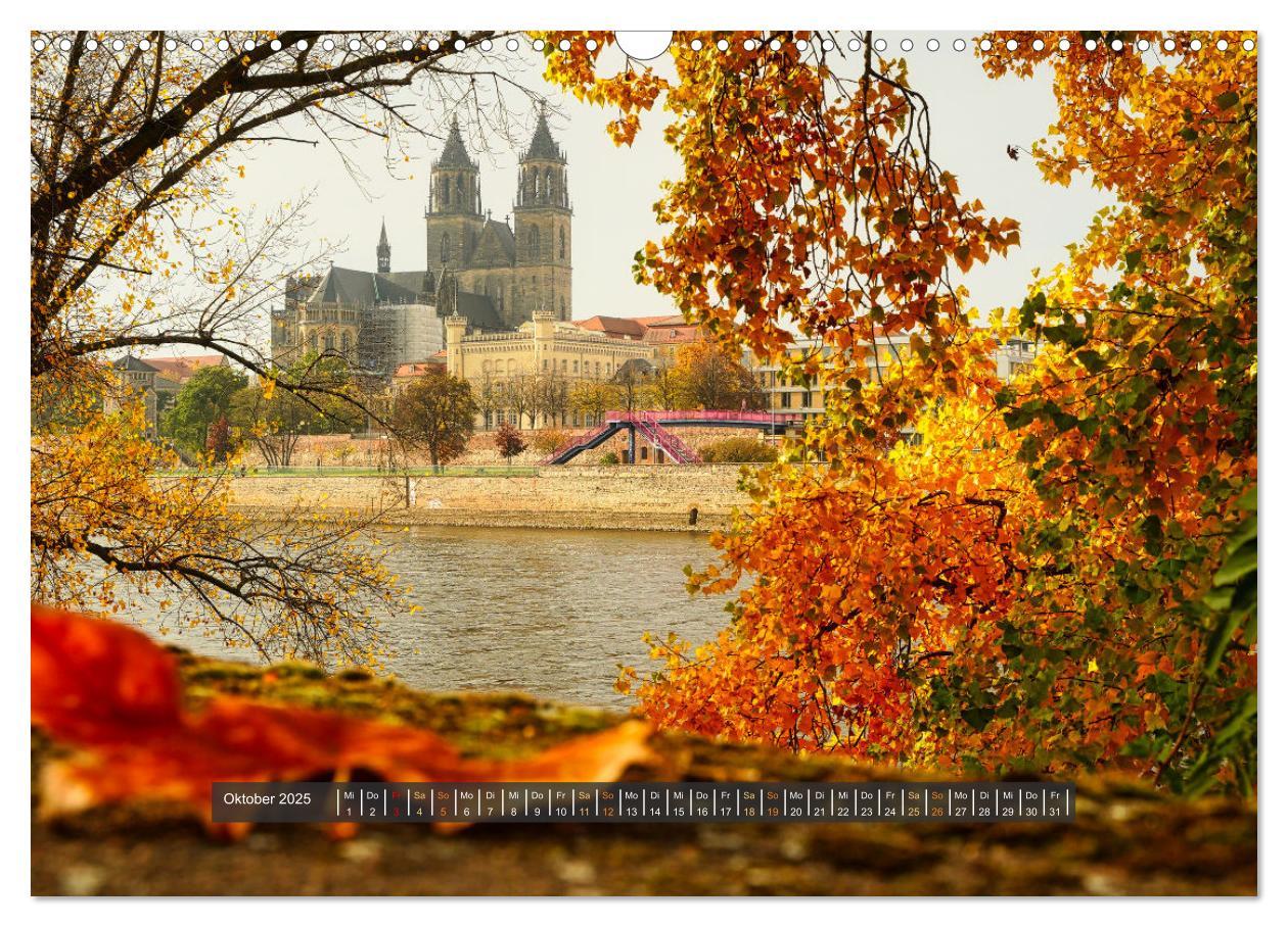 Bild: 9783383830242 | Magdeburg entdecken (Wandkalender 2025 DIN A3 quer), CALVENDO...