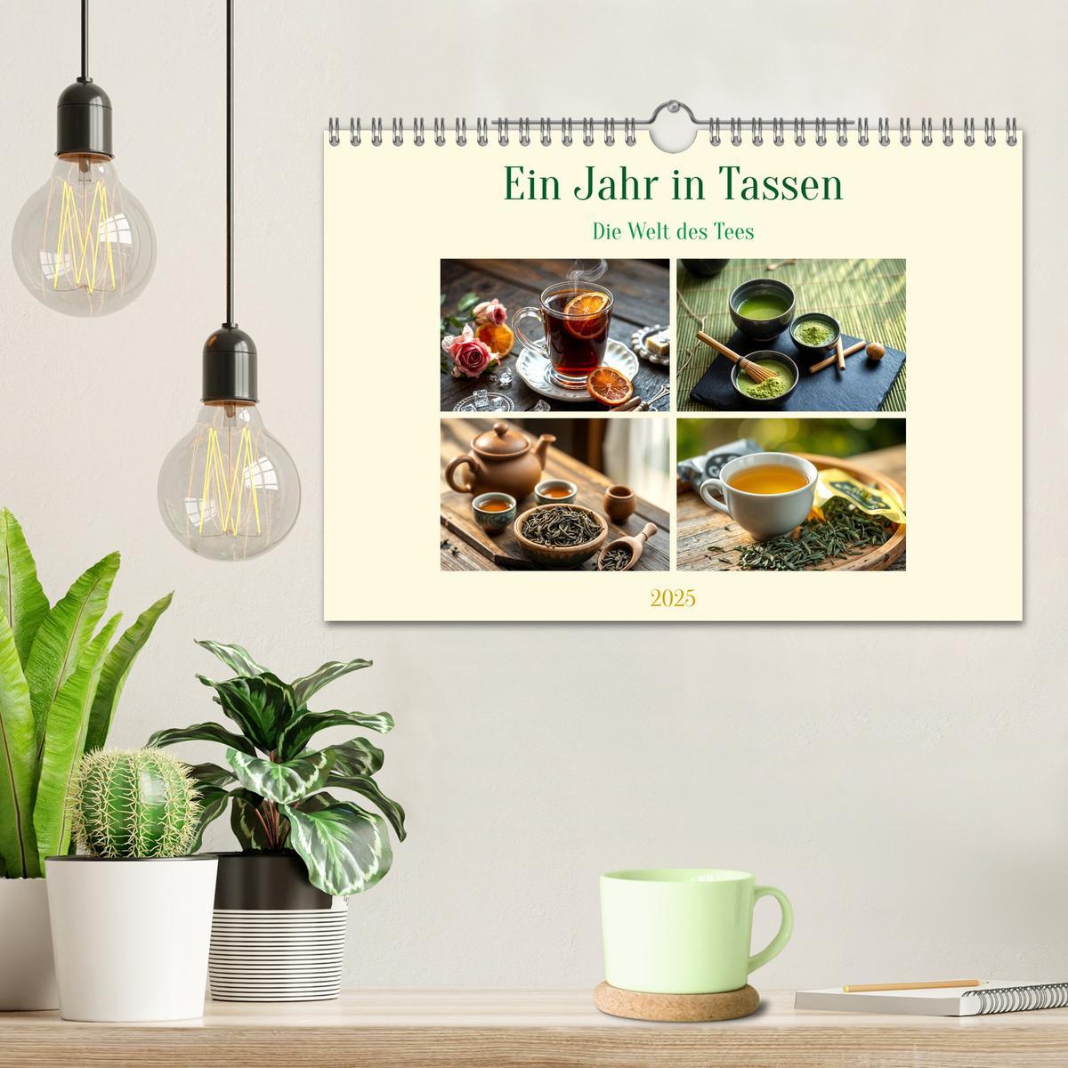 Bild: 9783457224533 | EinJahrinTassen - Die Welt des Tees (Wandkalender 2025 DIN A4...