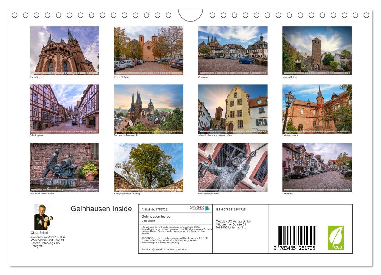 Bild: 9783435281725 | Gelnhausen Inside (Wandkalender 2025 DIN A4 quer), CALVENDO...