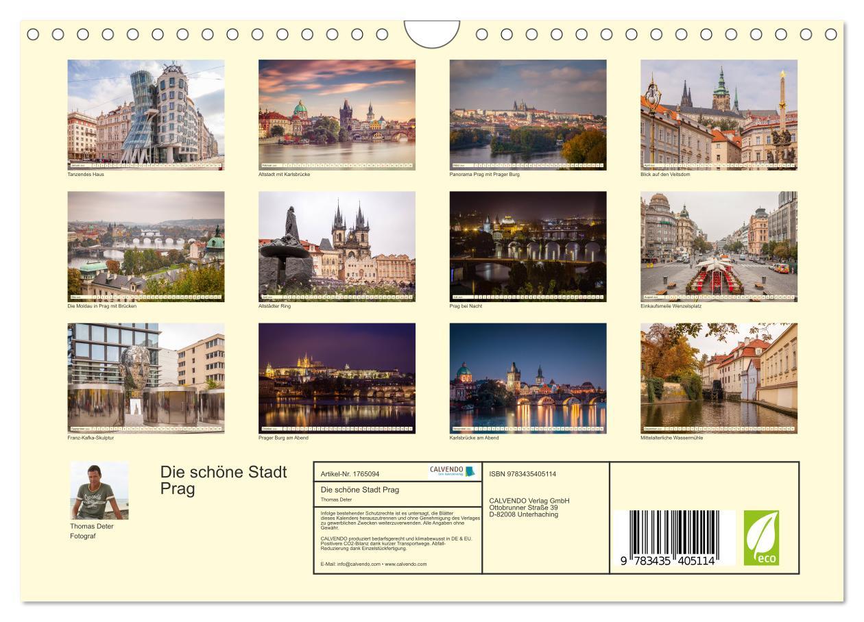 Bild: 9783435405114 | Die schöne Stadt Prag (Wandkalender 2025 DIN A4 quer), CALVENDO...