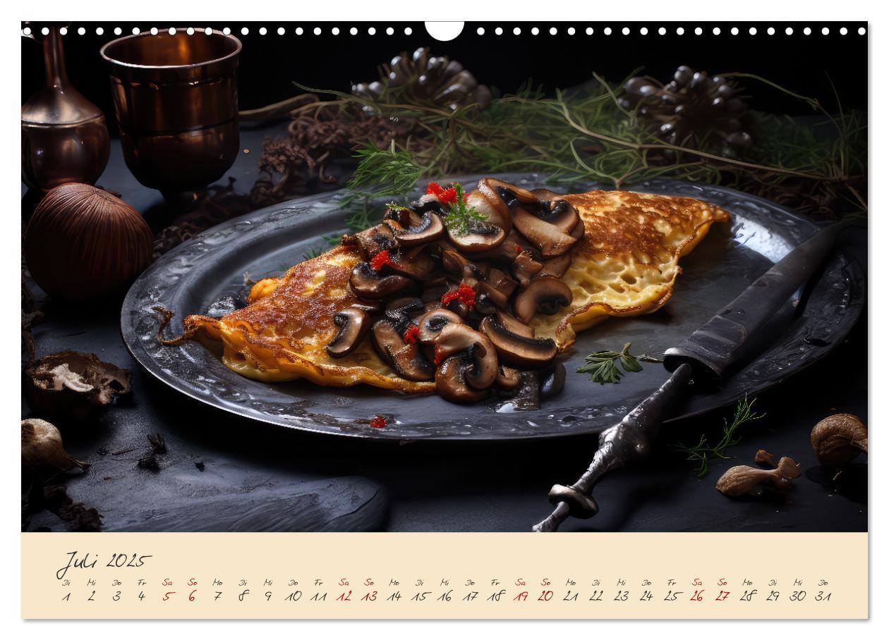 Bild: 9783383891045 | Gothic Food (Wandkalender 2025 DIN A3 quer), CALVENDO Monatskalender