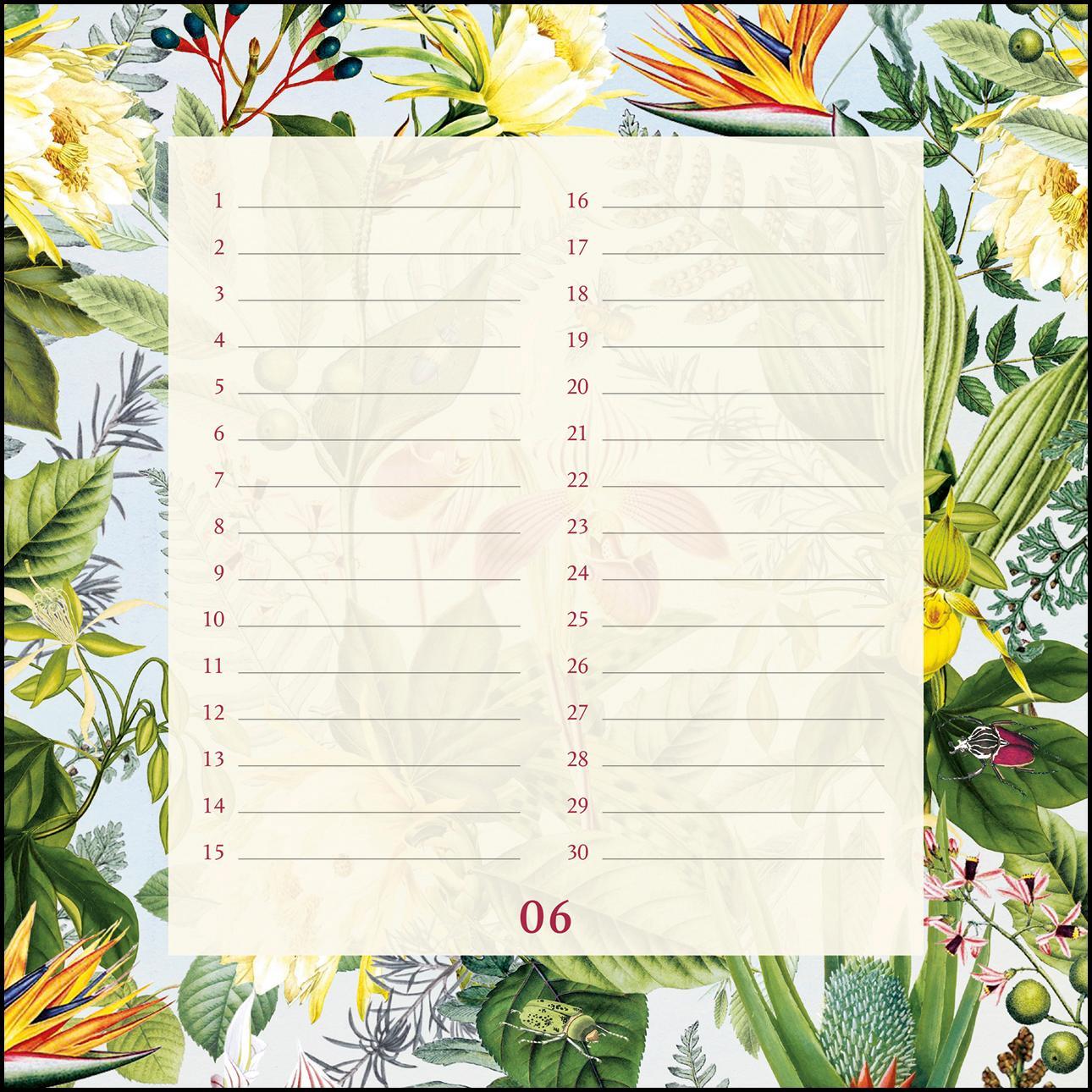 Bild: 9783832044923 | Immerwährender Geburtstagskalender floral - Archive by Portico...