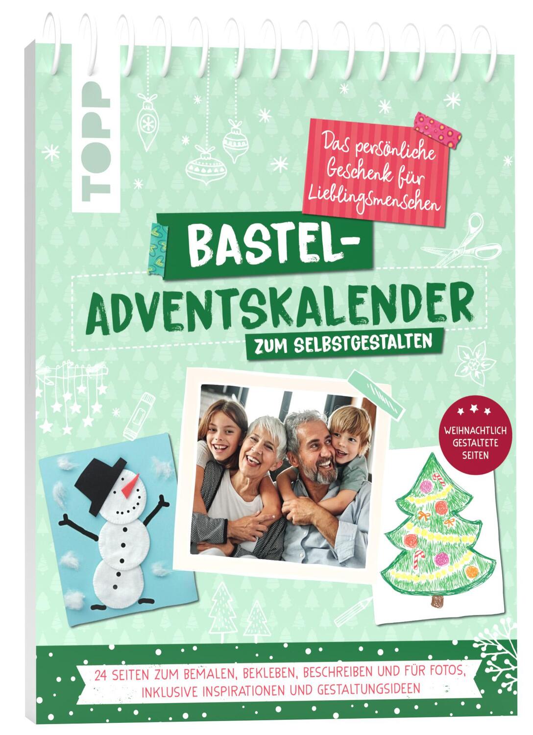 Cover: 9783735852489 | Bastel-Adventskalender zum Selbstgestalten. Das persönliche...