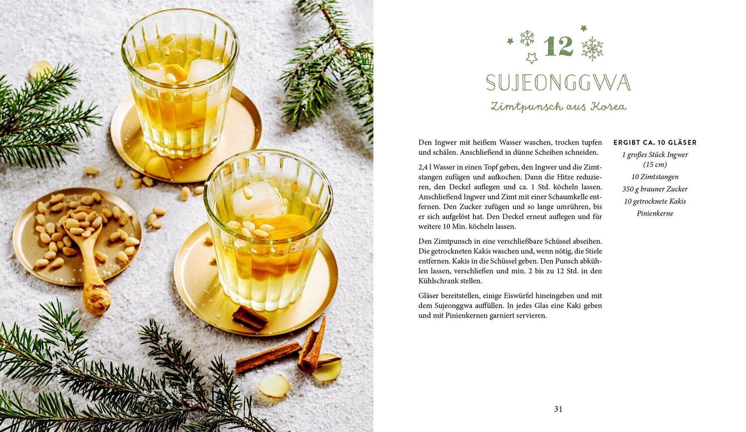 Bild: 9783756710041 | 24 Drinks bis Weihnachten | Ein kulinarischer Adventskalender | 64 S.