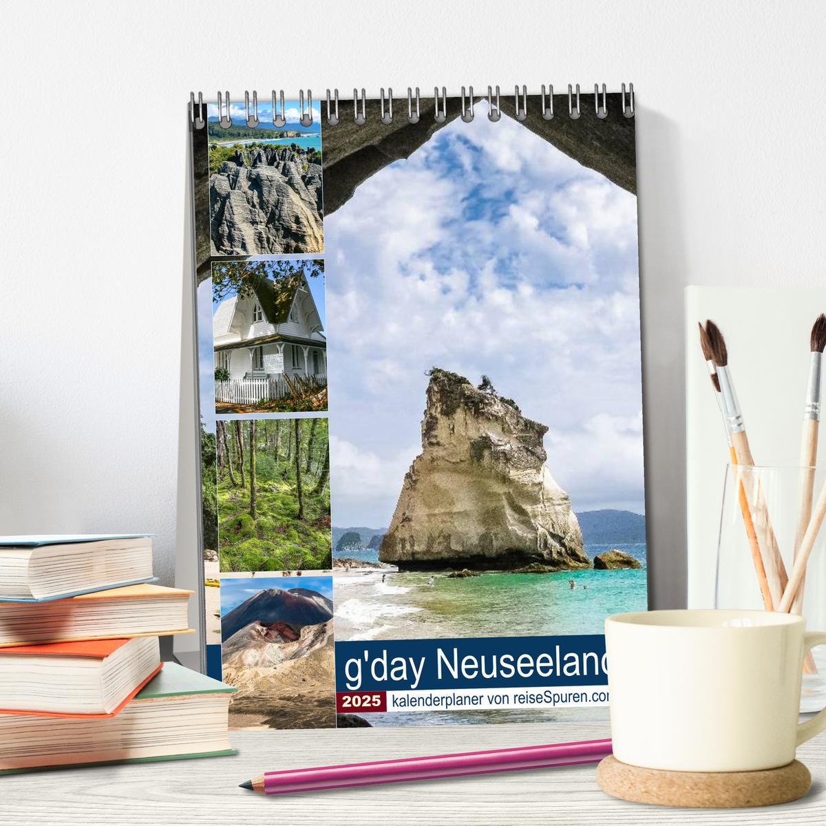 Bild: 9783435993345 | Kalenderplaner g'day Neuseeland 2025 (Tischkalender 2025 DIN A5...