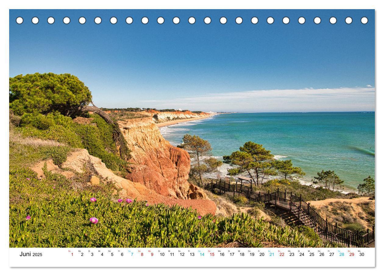 Bild: 9783435091508 | Die Algarve (Tischkalender 2025 DIN A5 quer), CALVENDO Monatskalender