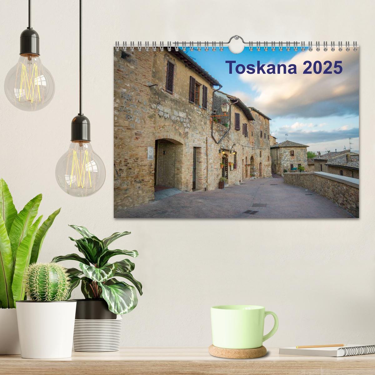 Bild: 9783435565504 | Toskana - 2025 (Wandkalender 2025 DIN A4 quer), CALVENDO...