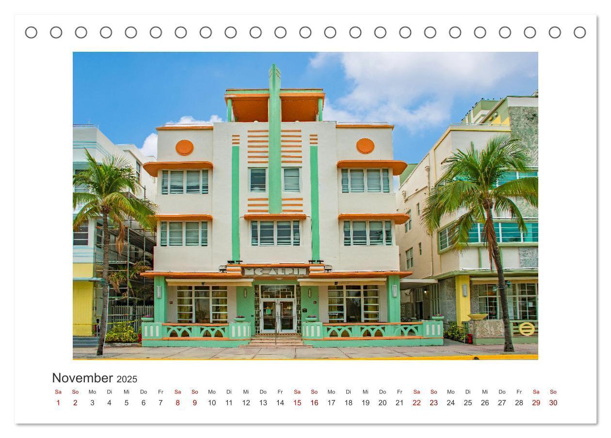 Bild: 9783457152690 | Miami - pulsierende Metropole (Tischkalender 2025 DIN A5 quer),...