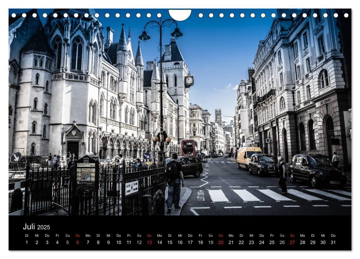 Bild: 9783435787111 | London - street view (Wandkalender 2025 DIN A4 quer), CALVENDO...