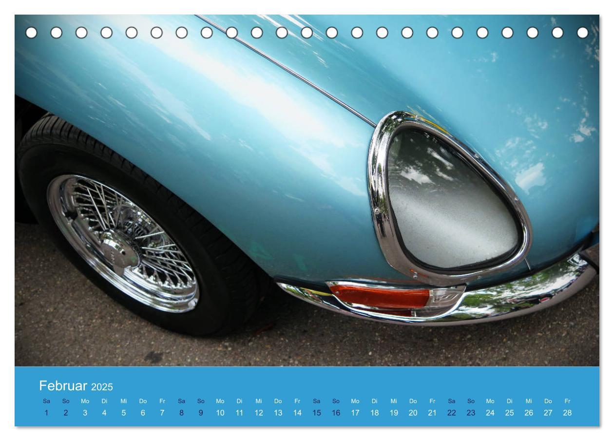 Bild: 9783435134243 | Jaguar E-Type Memorial (Tischkalender 2025 DIN A5 quer), CALVENDO...