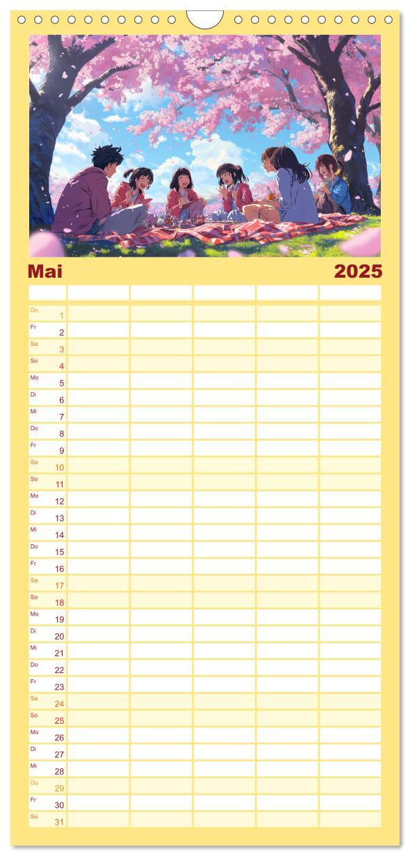 Bild: 9783457223062 | Familienplaner 2025 - Anime Kalender ¿ Charaktere im Slice-of-Life...