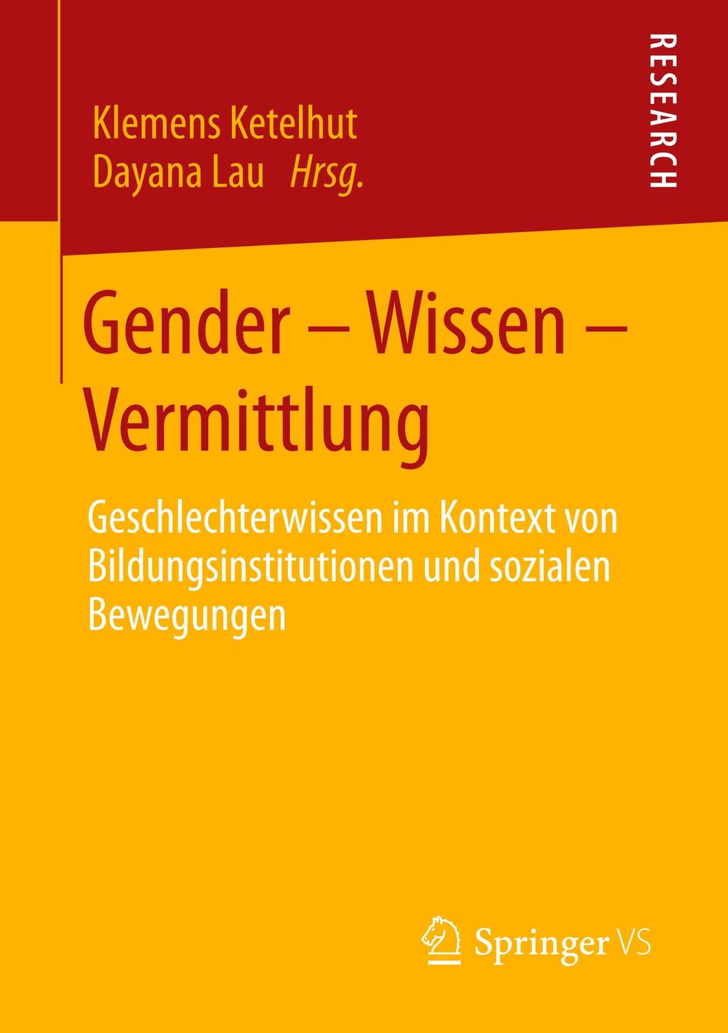 Cover: 9783658276997 | Gender ¿ Wissen ¿ Vermittlung | Dayana Lau (u. a.) | Taschenbuch | vi