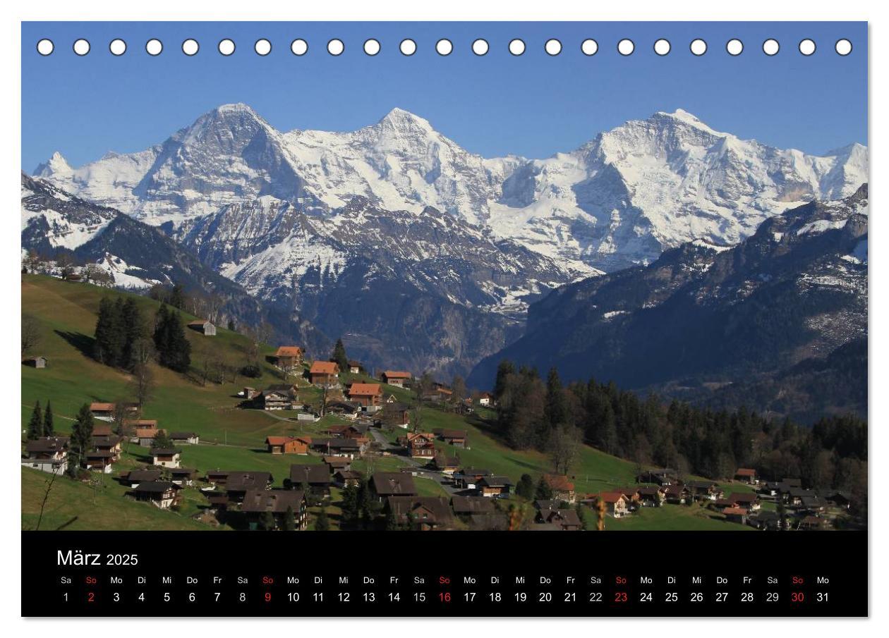 Bild: 9783435769797 | Berner Oberland (Tischkalender 2025 DIN A5 quer), CALVENDO...