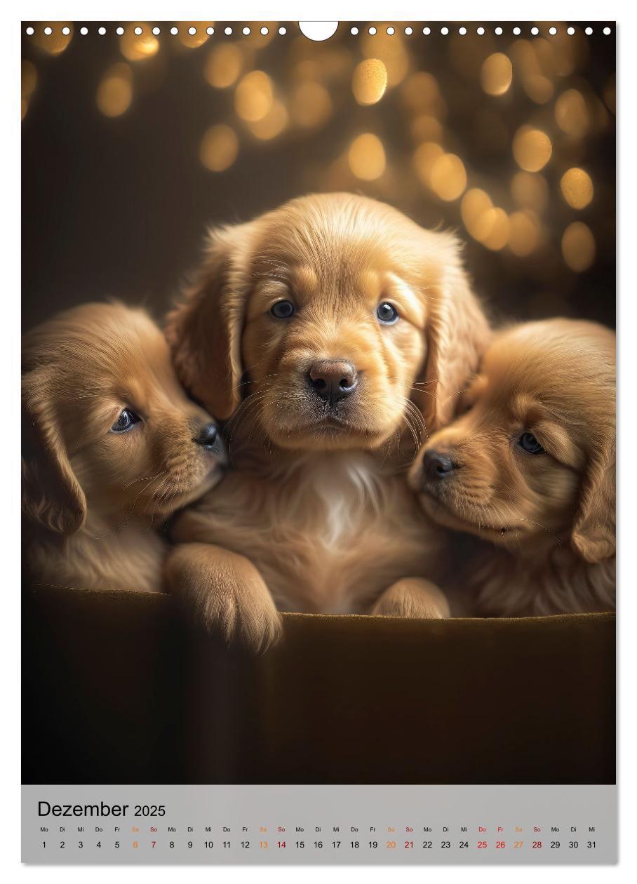 Bild: 9783435880799 | Golden Retriever - ein Hund für die Familie (Wandkalender 2025 DIN...