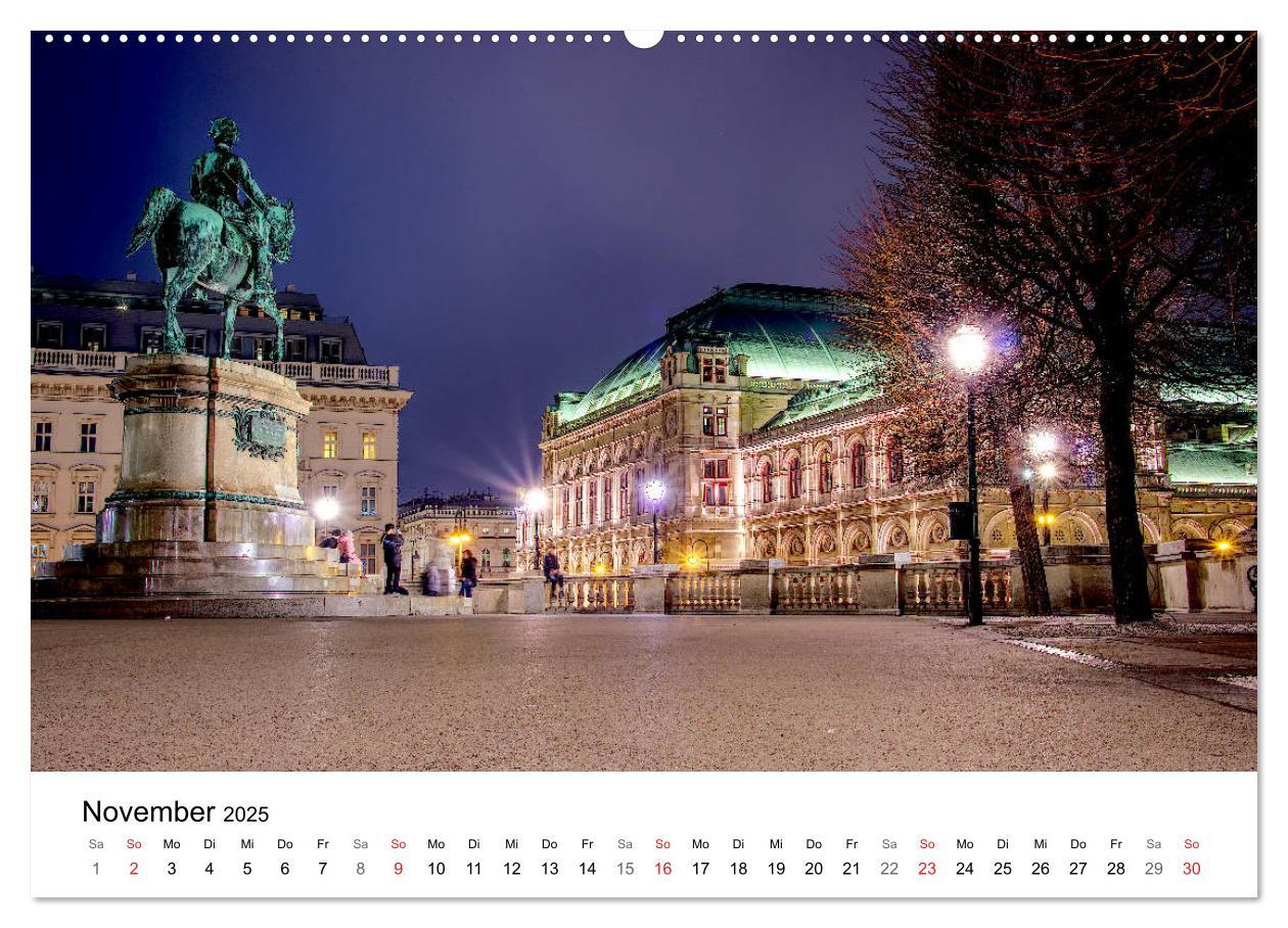 Bild: 9783435160181 | Wien nach Sonnenuntergang (Wandkalender 2025 DIN A2 quer), CALVENDO...