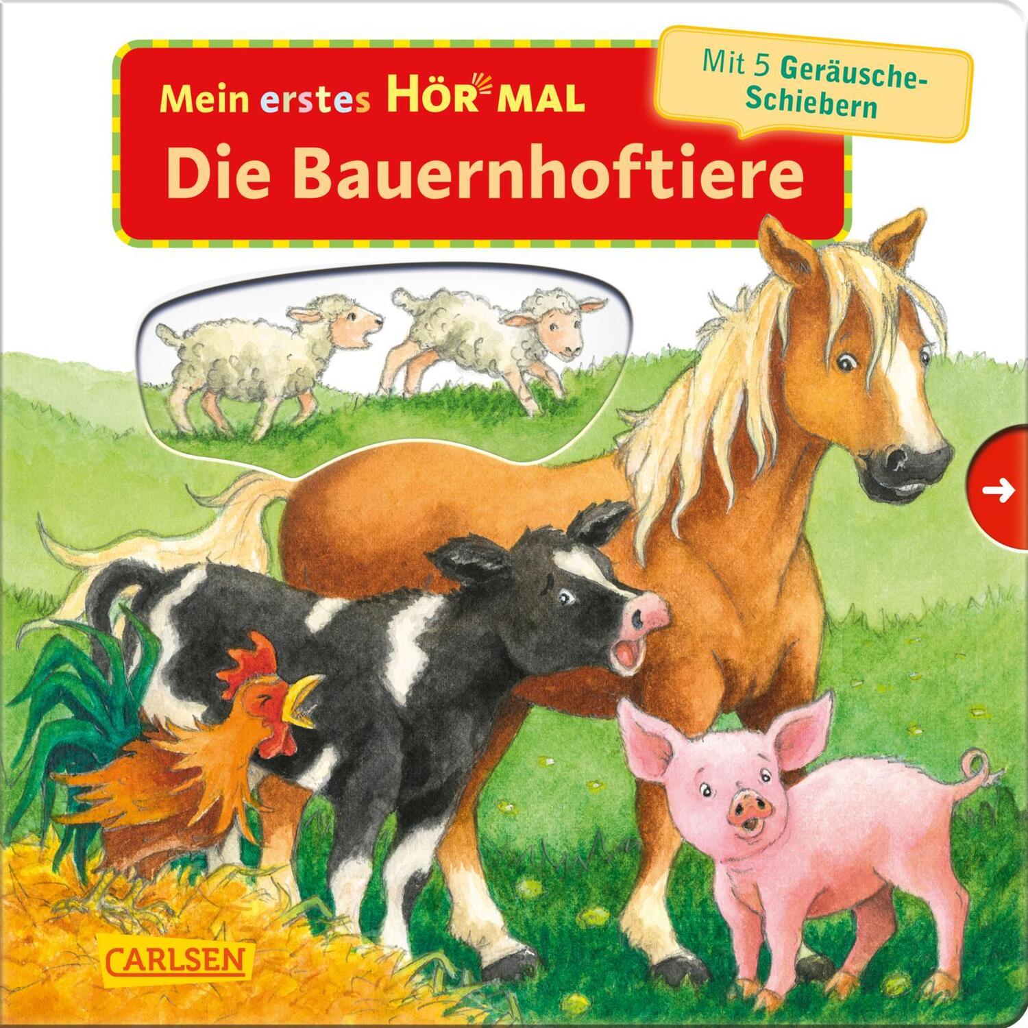 Cover: 9783551254726 | Mein erstes Hör mal (Soundbuch ab 1 Jahr): Die Bauernhoftiere | Trapp