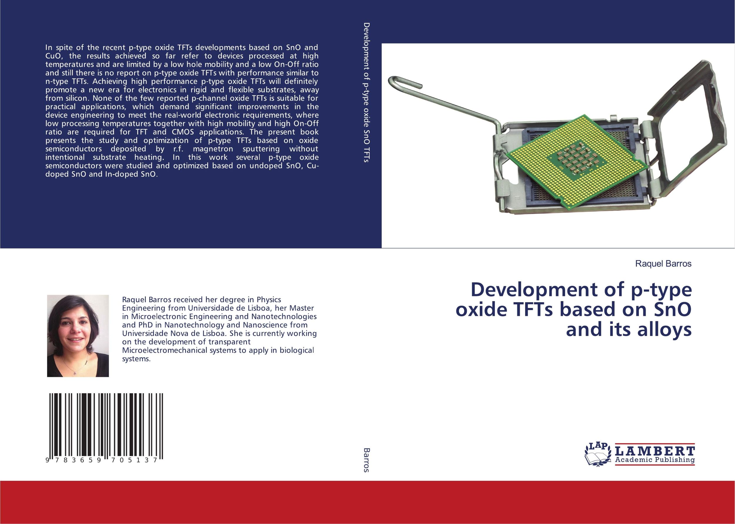 Cover: 9783659705137 | Development of p-type oxide TFTs based on SnO and its alloys | Barros