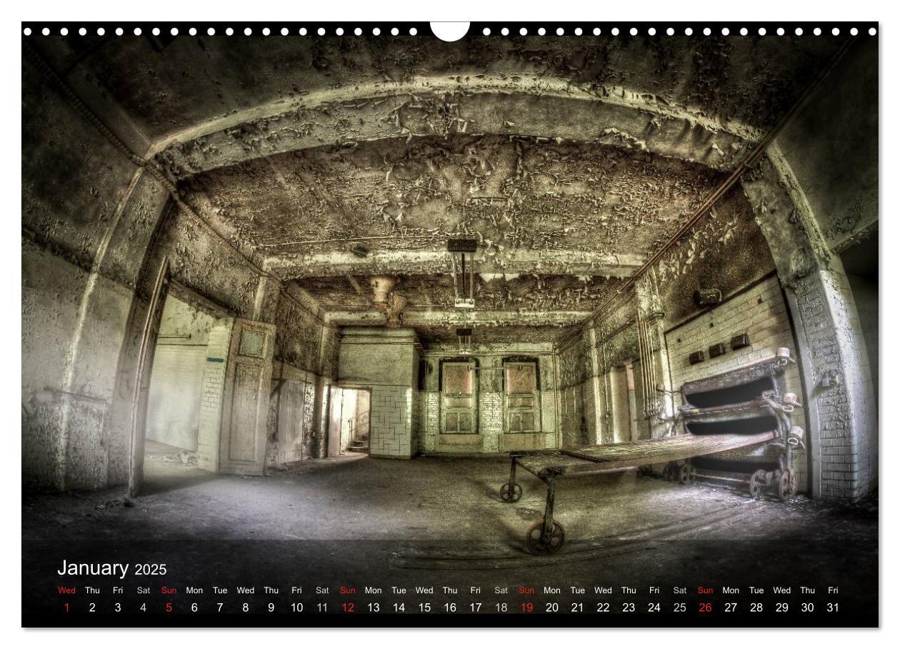 Bild: 9781325963225 | Lost Places HDR Beelitz II (Wall Calendar 2025 DIN A3 landscape),...