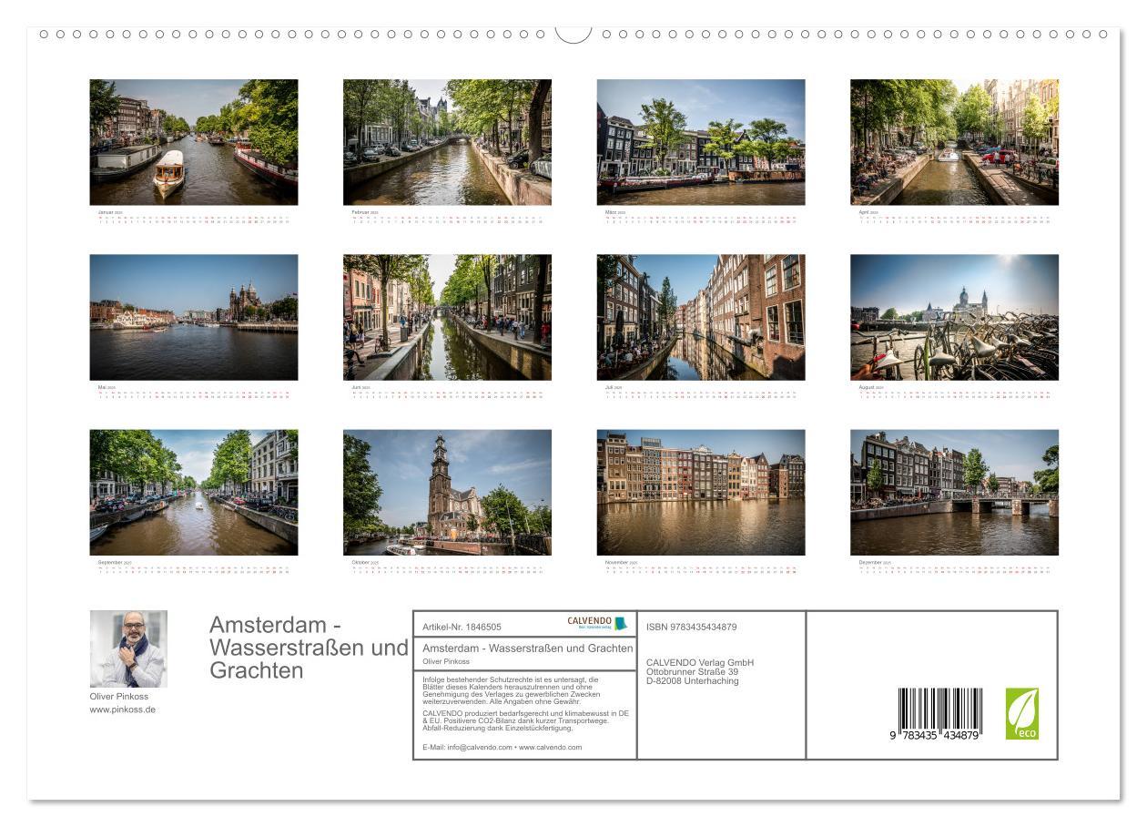 Bild: 9783435434879 | Amsterdam - Wasserstraßen und Grachten (hochwertiger Premium...