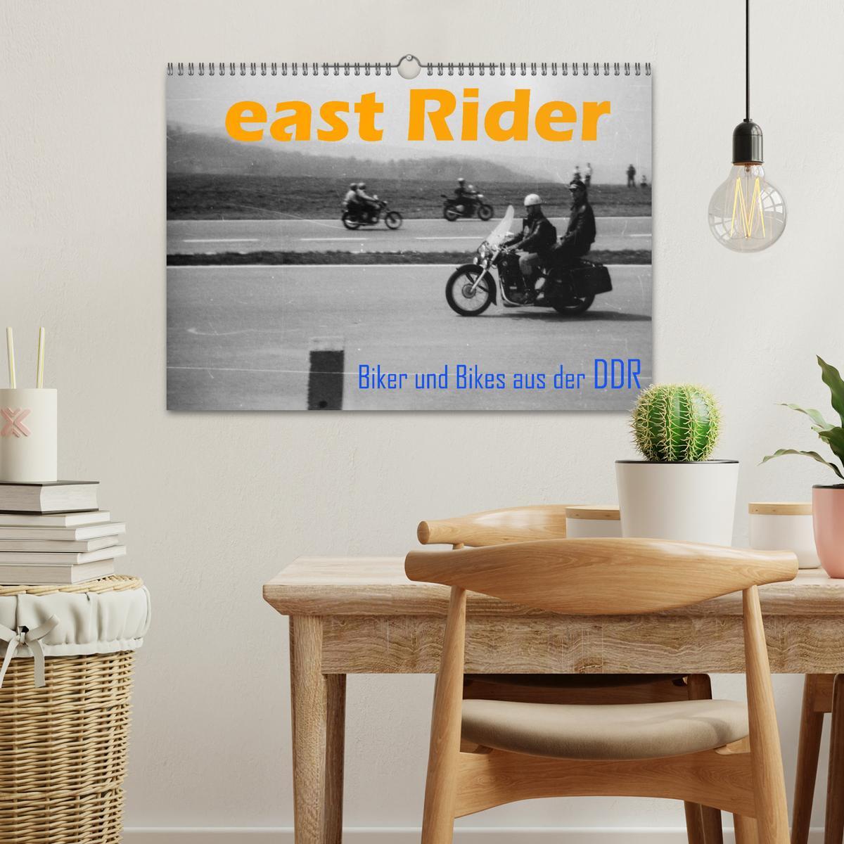 Bild: 9783435532087 | east Rider - Biker und Bikes aus der DDR (Wandkalender 2025 DIN A3...