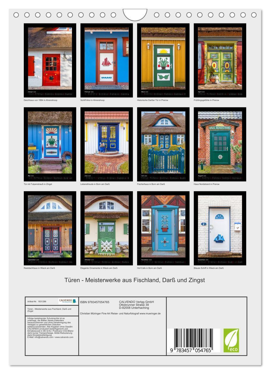 Bild: 9783457054765 | Türen - Meisterwerke aus Fischland, Darß und Zingst (Wandkalender...