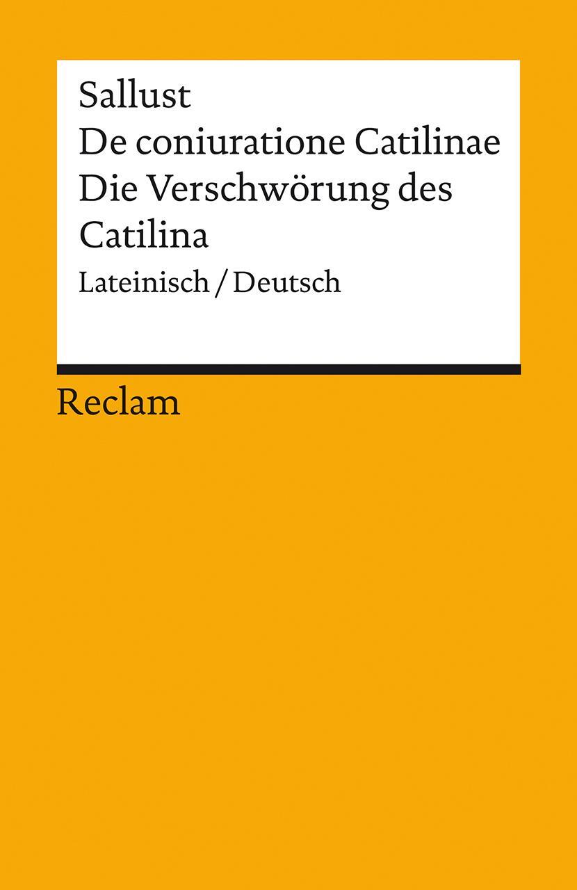 Cover: 9783150141700 | De coniuratione Catilinae / Die Verschwörung des Catilina | Crispus