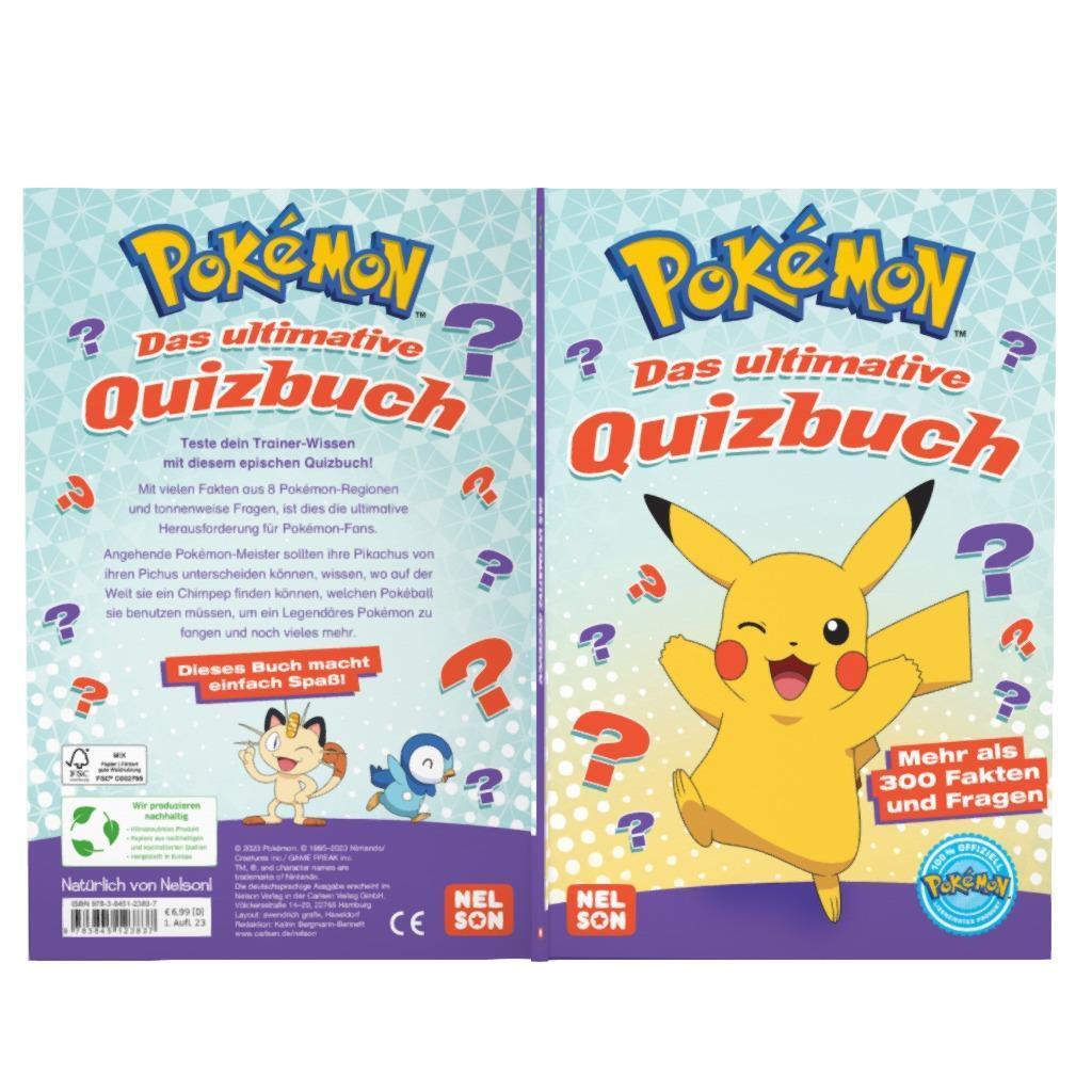 Bild: 9783845123837 | Pokémon Activity-Buch: Das ultimative Quizbuch | Taschenbuch | Pokémon